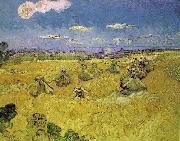 Vincent Van Gogh Wheat Stacks with Reaper France oil painting artist